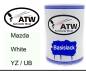 Preview: Mazda, White, YZ / UB: 500ml Lackdose, von ATW Autoteile West.